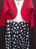 Adult Female Costumes to Hire - Red jacket with polka dress